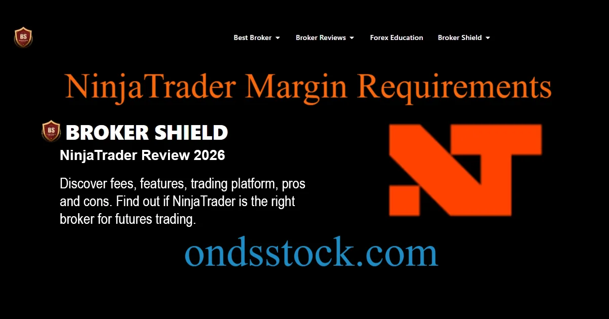 NinjaTrader Margin Requirements