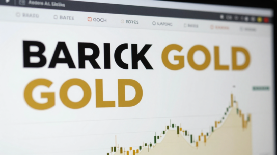 barrick gold stock price