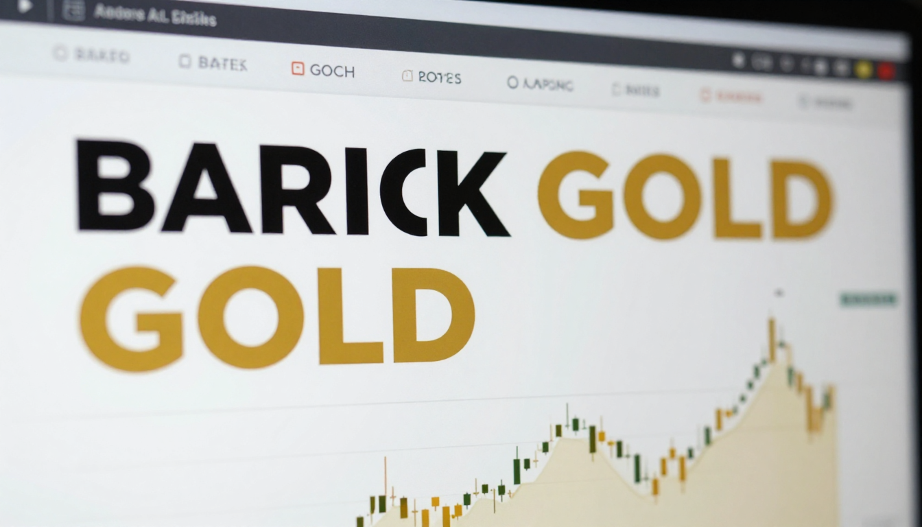 barrick gold stock price