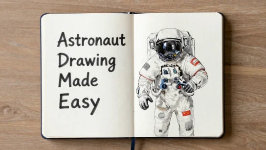Astronaut Drawing Made Easy
