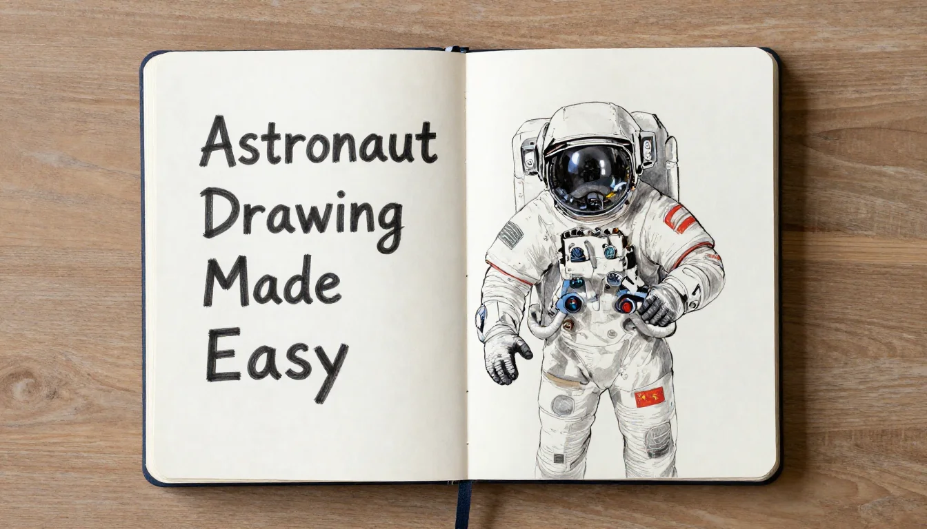 Astronaut Drawing Made Easy
