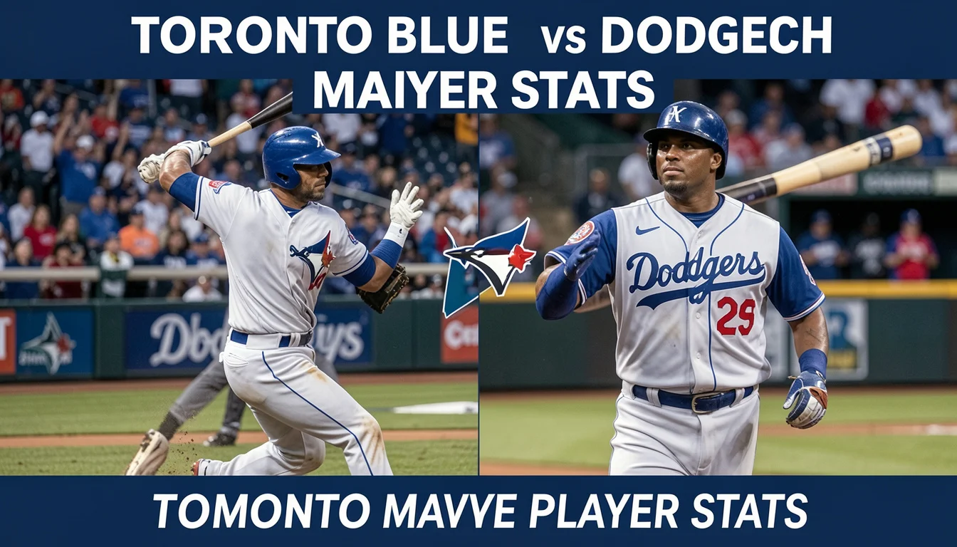 Toronto Blue Jays vs Dodgers Match Player Stats