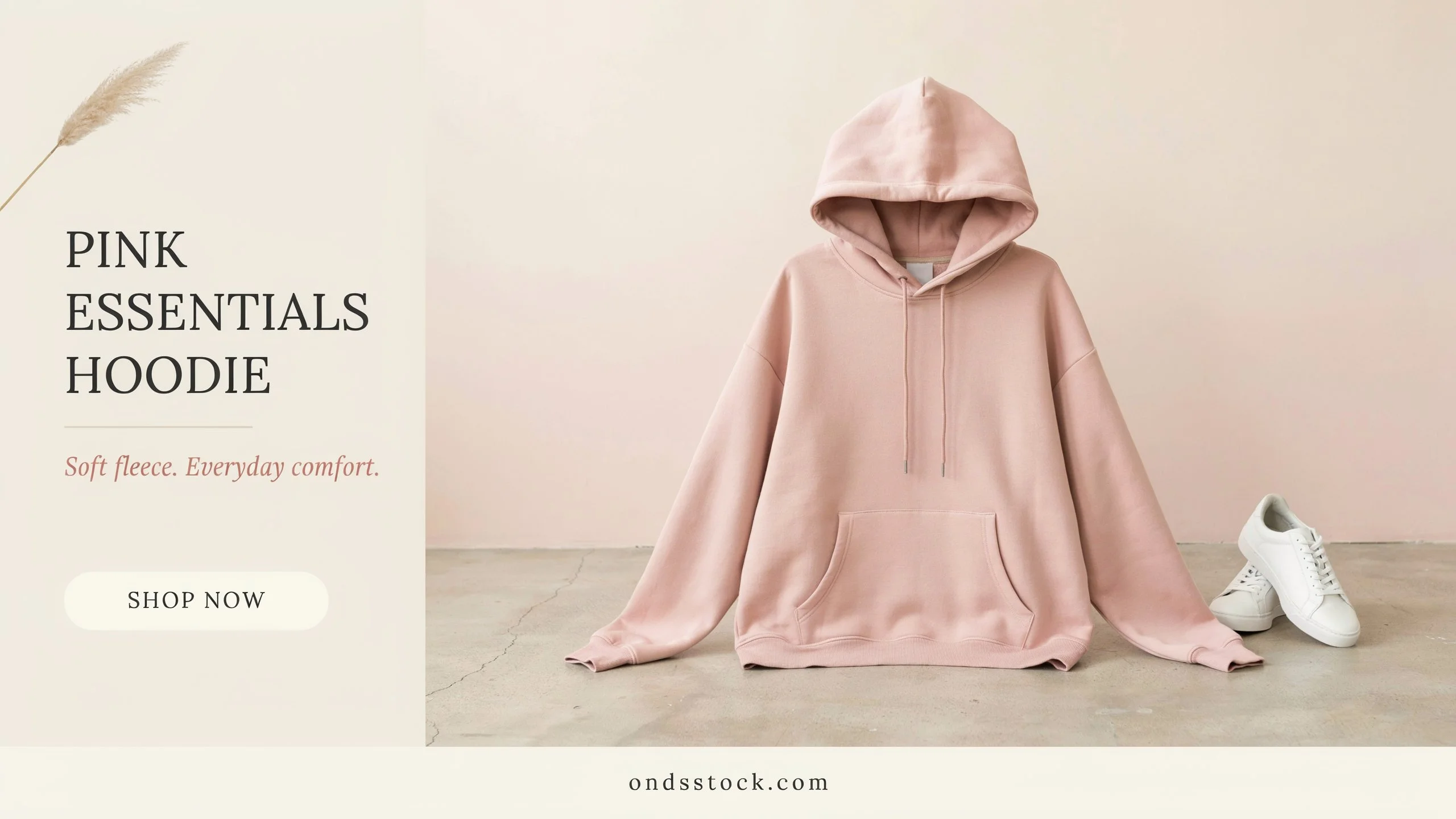 Pink Essentials Hoodie